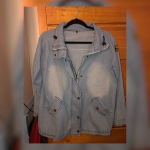 Vintage Jean Utility Jacket